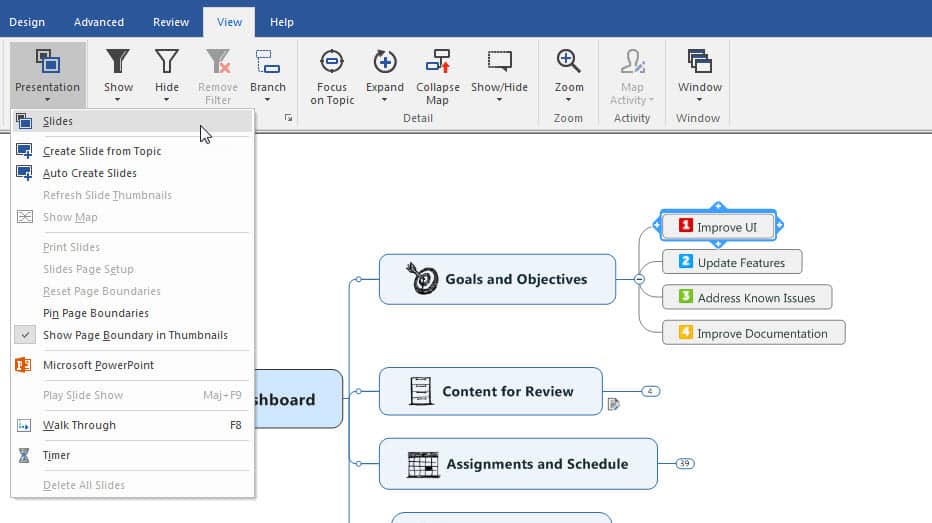 Reports and presentations