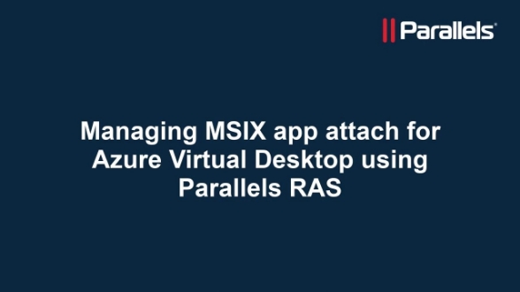 MSIX app attach delivery for Azure Virtual Desktop