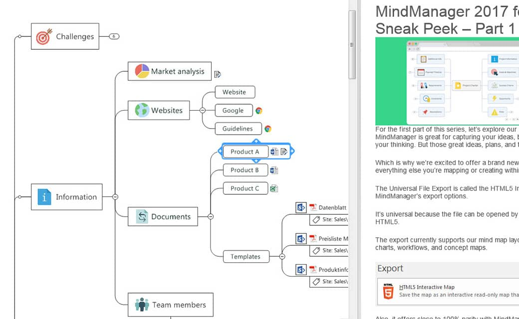 Manage an information flow