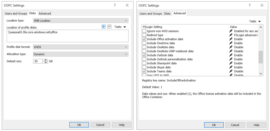 configure office containers